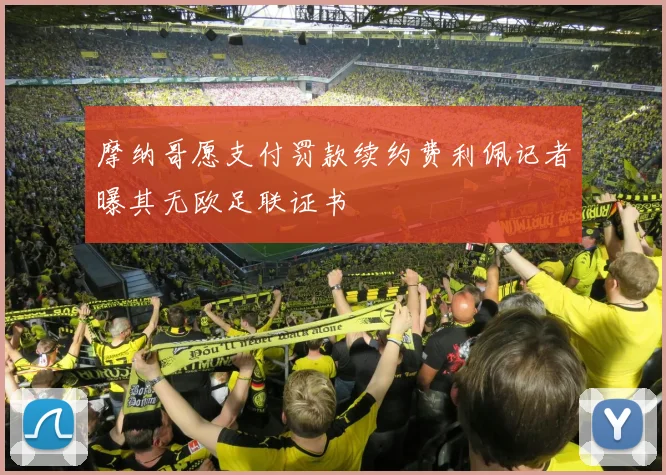 摩纳哥愿支付罚款续约费利佩记者曝其无欧足联证书